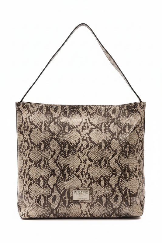 Torba z wzorem pytona - widok z przodu