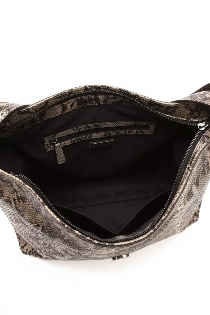 Torba z wzorem pytona - wnętrze